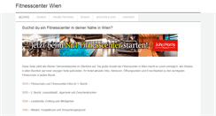 Desktop Screenshot of fitnesscenterwien.at